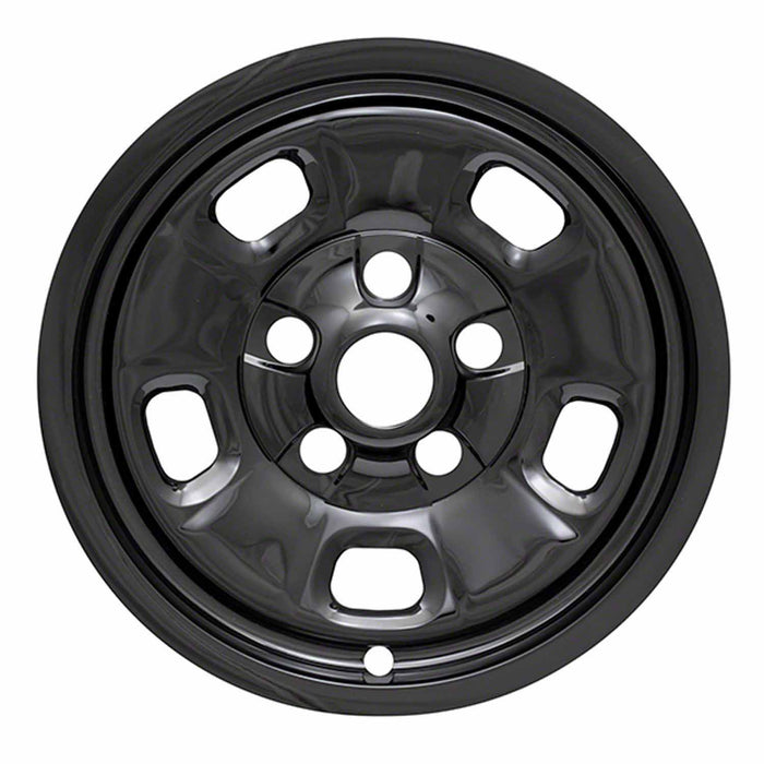 Coast To Coast IWCIMP88BLK 17 Inch 5 Slotted Spoke Gloss Black Set Of 4 Steel Wheels - Truck Part Superstore