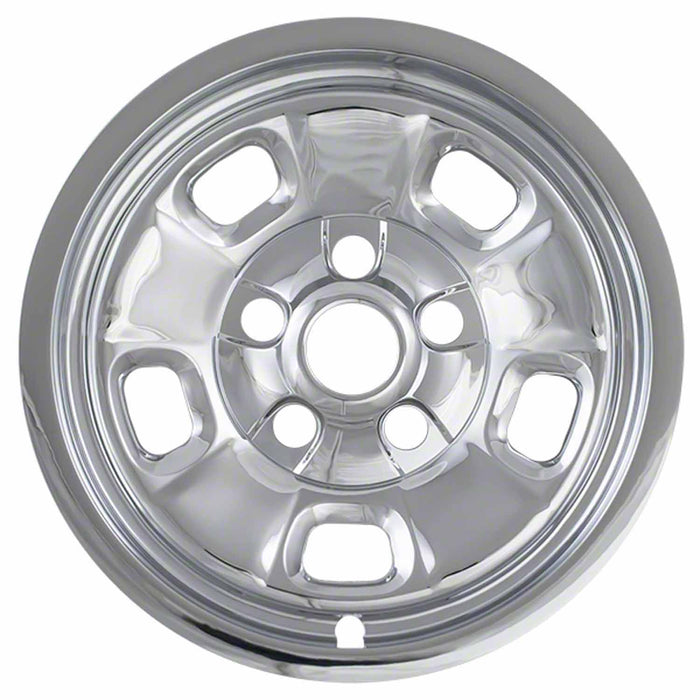 Coast To Coast IWCIMP88X 17 Inch 5 Spoke Chrome Plated Plastic Set Of 4 Compatible With Steel Wheels - Truck Part Superstore
