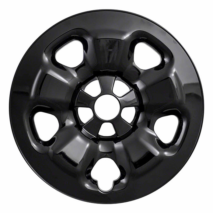 Coast To Coast IWCIMP91BLK 17 Inch 5 Spoke Gloss Black Plastic Set Of 4 Compatible With Steel Wheels - Truck Part Superstore