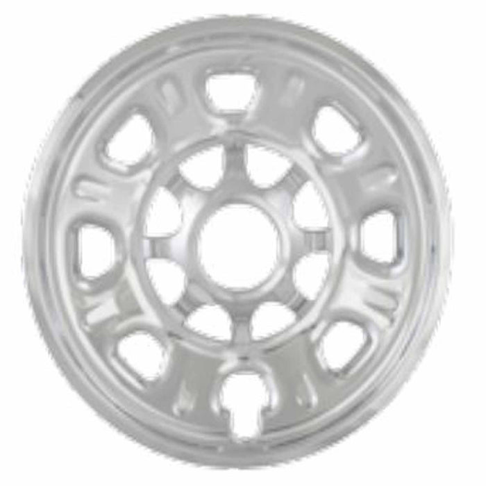 Coast To Coast IWCIMP92X 18 Inch 8 Slot Chrome Plated Plastic Set Of 4 Compatible With Steel Wheels - Truck Part Superstore
