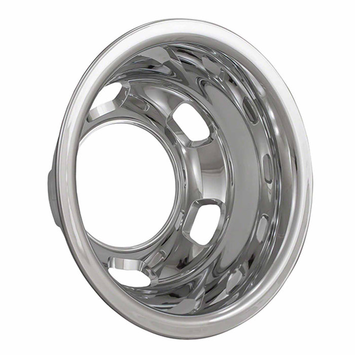 Coast To Coast IWCN8010R Fits 17 Inch Wheels Chrome ABS Push On 8 Lug 5 Hand Hole Wheels Set Of 2 - Truck Part Superstore