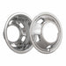 Coast To Coast IWCN817XN 17 In Wheels Polished Stainless Steel Push On 8 Lug 5 Hand Hole Wheels Set Of 4 - Truck Part Superstore