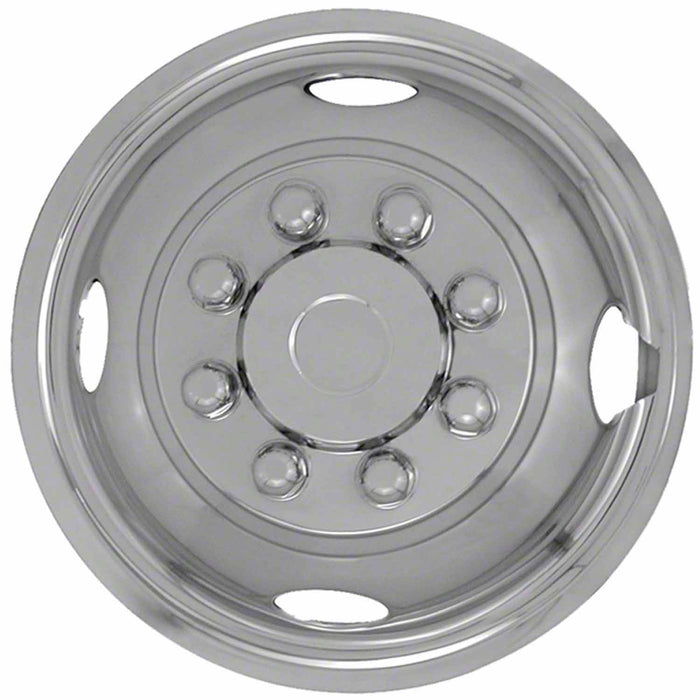Coast To Coast IWCN816XF 16 In Wheels Front Stainless Push On 8 Lug 4 Hand Hole Wheels Single - Truck Part Superstore