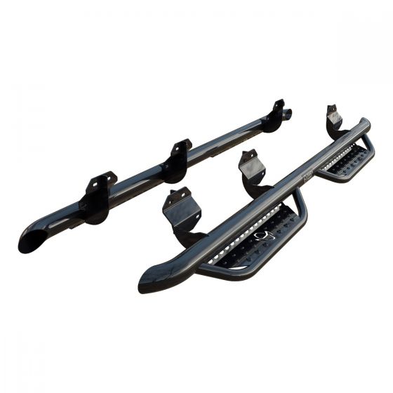 Ranch Hand RSF151C1B4S Running Step 3 in. Round; 4 Step; - Truck Part Superstore