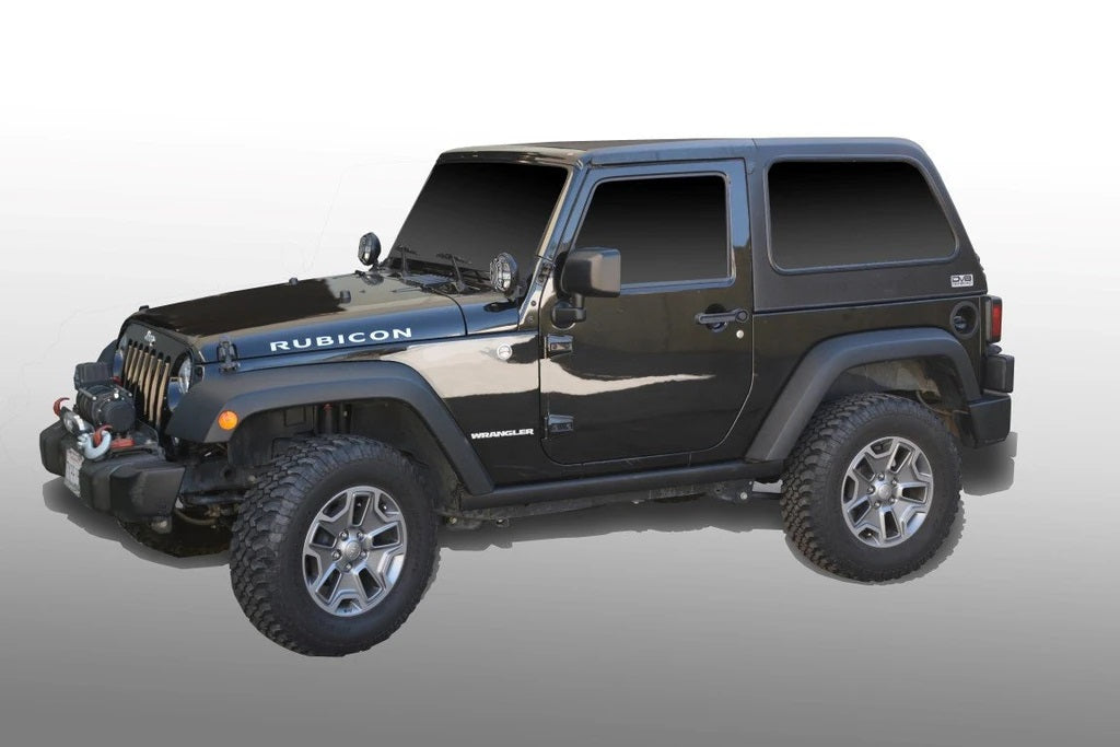 DV8 Offroad HT07FB22 Jeep JK Hard Top Fast Back 07-18 Wrangler JK 2 Door 2 Piece DV8 Offroad - Truck Part Superstore