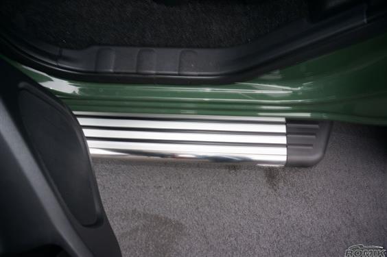 Romik 21822418 2016-Present Nissan Titan King Cab Running Boards RB2-TS Side Steps Stainless Steel Silver Romik - Truck Part Superstore