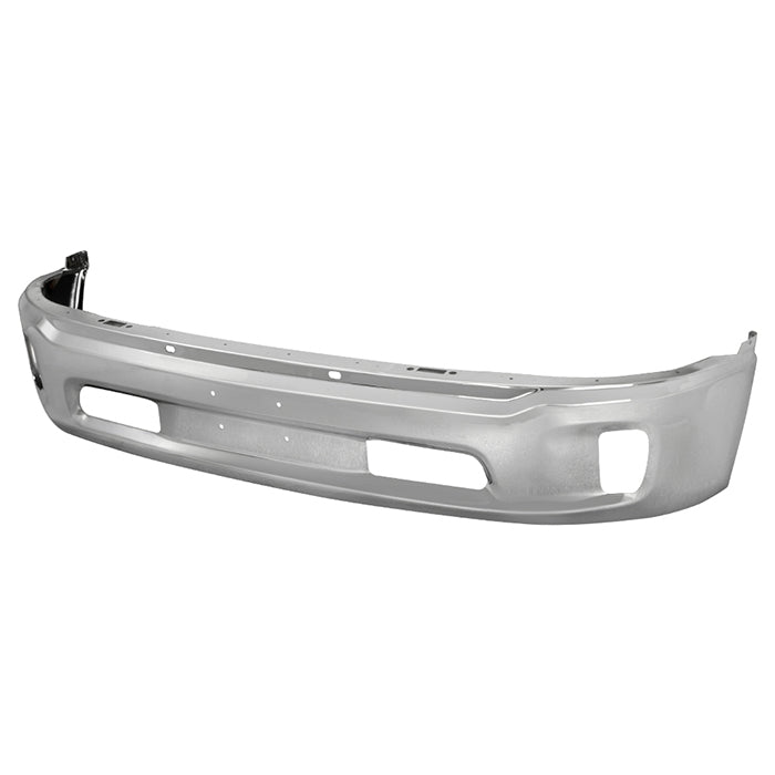 Spyder Auto 9948503 Front Bumper; Chrome; w/o Fog Lights Hole; Bottom w/ Sensor; - Truck Part Superstore