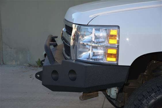 DV8 Offroad FBCS1-01 Silverado 1500 Front Bumper 07-13 Chevy Silverado Black Powdercoat DV8 Offroad - Truck Part Superstore