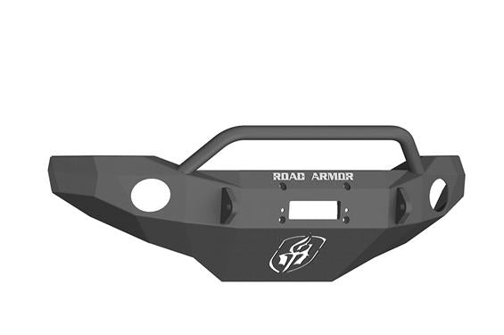 Road Armor FJ802B Stealth Winch Front Bumper; Pre-Runner Guard; Satin Black; - Truck Part Superstore
