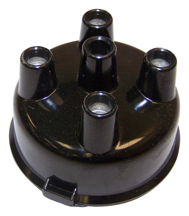 Crown Automotive Jeep Replacement J0118343 Distributor Cap; Right; Solid Carbon Button For Center Rotor Contact; - Truck Part Superstore