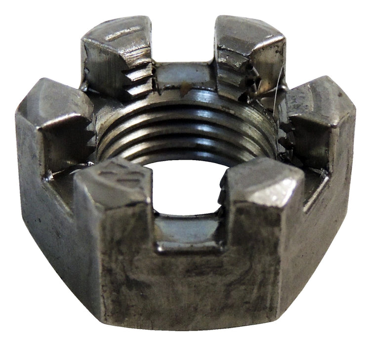 Crown Automotive Jeep Replacement J0274428 Tie Rod End Castle Nut; Front; 1/2 in. 20 TPI; - Truck Part Superstore