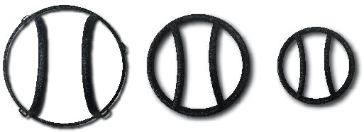 TrailFX J043T Euro Style Black Textured Powder Coated Steel Set Of 6 - Truck Part Superstore