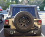 TrailFX J050T 1 Pc Direct-Fit Class III 5000 Lb Recvr W/D-Ring Mounts Black Steel W/Tire Carr - Truck Part Superstore