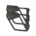 TrailFX J051RD Tubular Full Door Textured Powder Coated Black Steel Set Of 2 - Truck Part Superstore