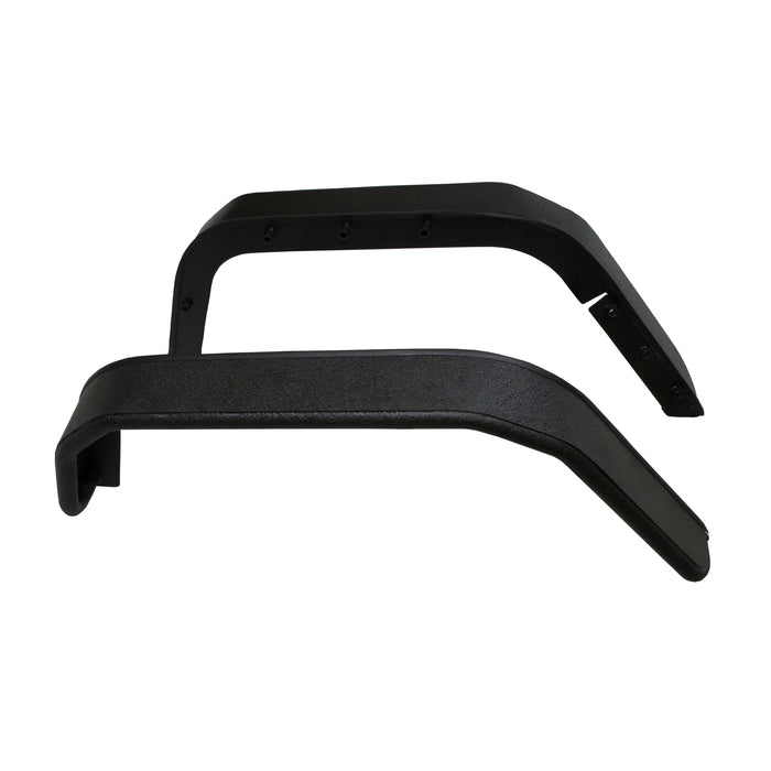 TrailFX J052RF 5.5 Inch Tire Coverage Textured Pwdr Ctd Black 1.5 Inch Steel Tubing Set Of 2 - Truck Part Superstore