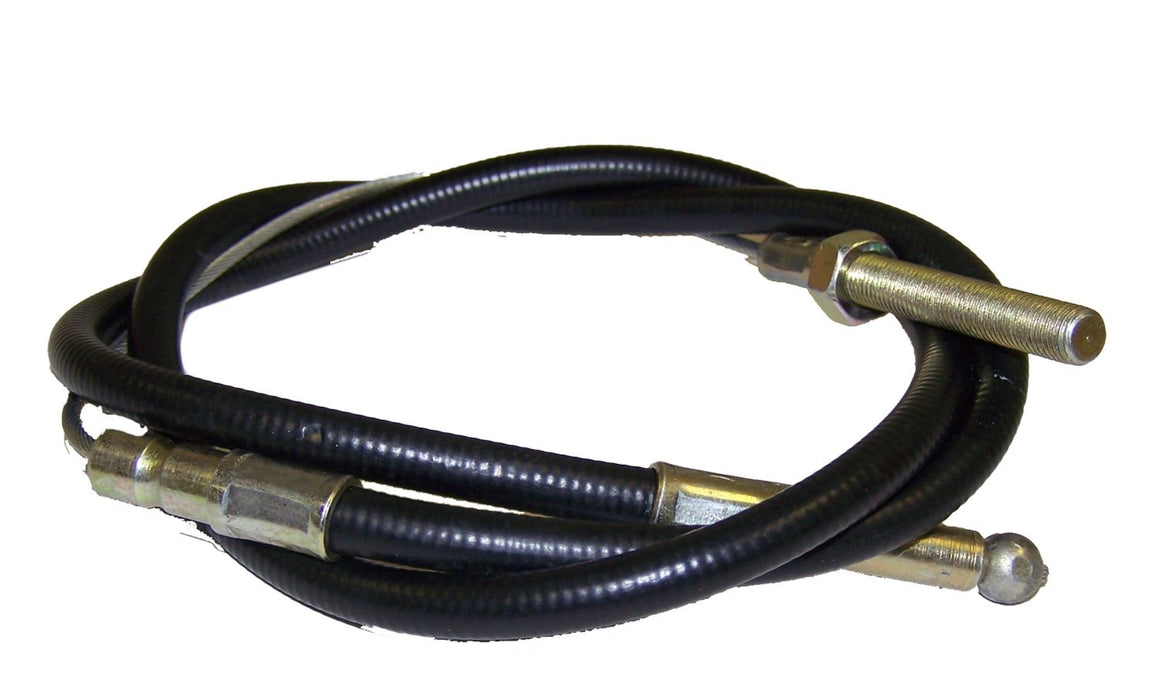 Crown Automotive Jeep Replacement J0646142 Parking Brake Cable; 63 5/8 in. Long; For Use w/T-Lever; - Truck Part Superstore
