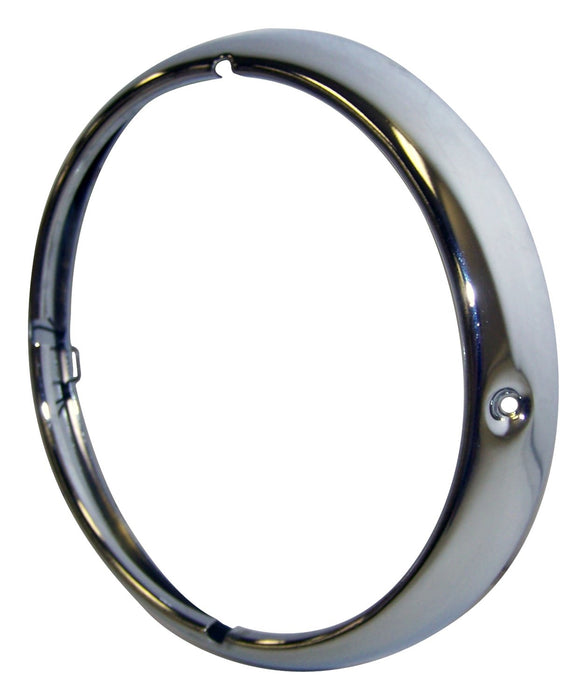 Crown Automotive Jeep Replacement J0649518 Headlamp Bezel; Chrome; - Truck Part Superstore