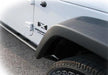 N-Fab J072RKR RKR Rails-Cab Len (2 Steps)-07-18 Wrangler JK 2Dr-TX Blk - Truck Part Superstore