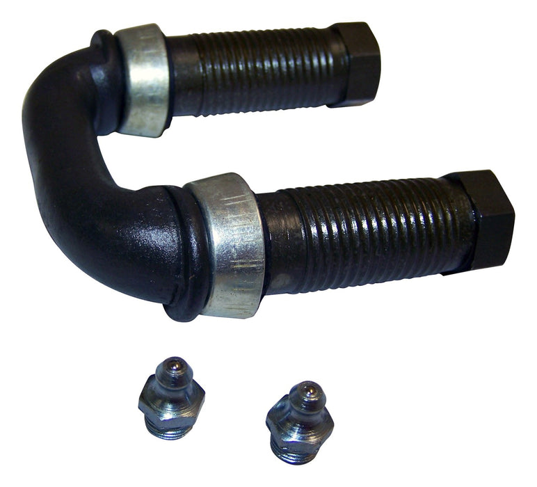 Crown Automotive Jeep Replacement J0802062 Leaf Spring Shackle Kit; Incl. Shackle/Bushings/Seals/Grease Fittings; - Truck Part Superstore