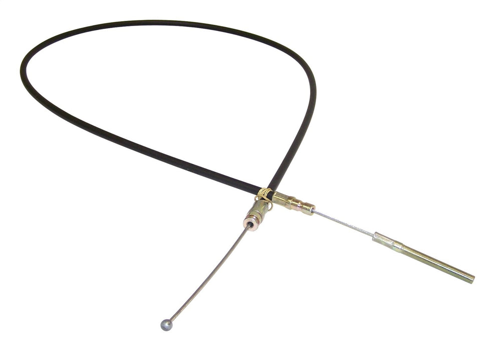 Crown Automotive Jeep Replacement J0906750 Parking Brake Cable; 63-5/8 in. Long; For Use w/T-Lever; - Truck Part Superstore