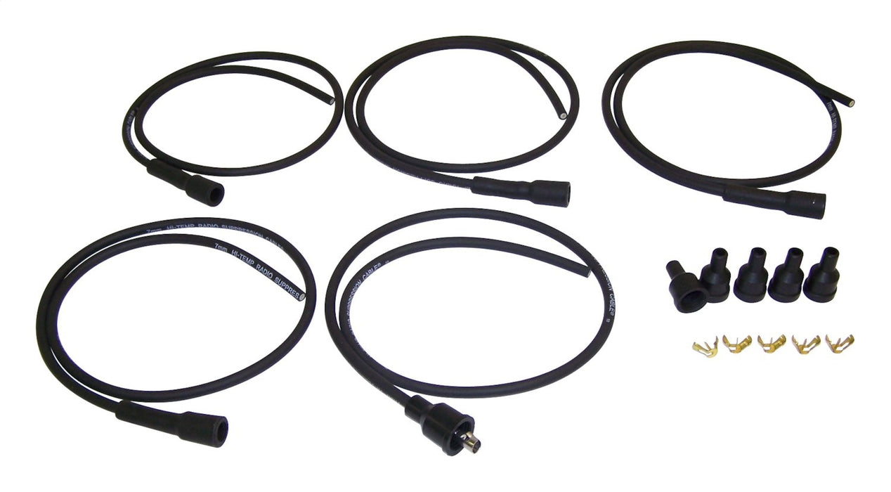 Crown Automotive Jeep Replacement J0930456 Spark Plug Wire Set; For Use w/4 Cylinder Engines; - Truck Part Superstore