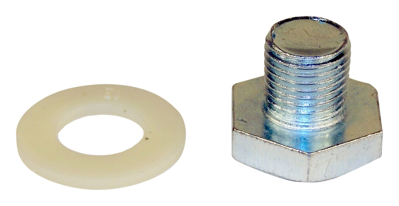 Crown Automotive Jeep Replacement J3206696 Oil Pan Drain Plug; 1/2 in. x 20 Thread; Magnetic; - Truck Part Superstore