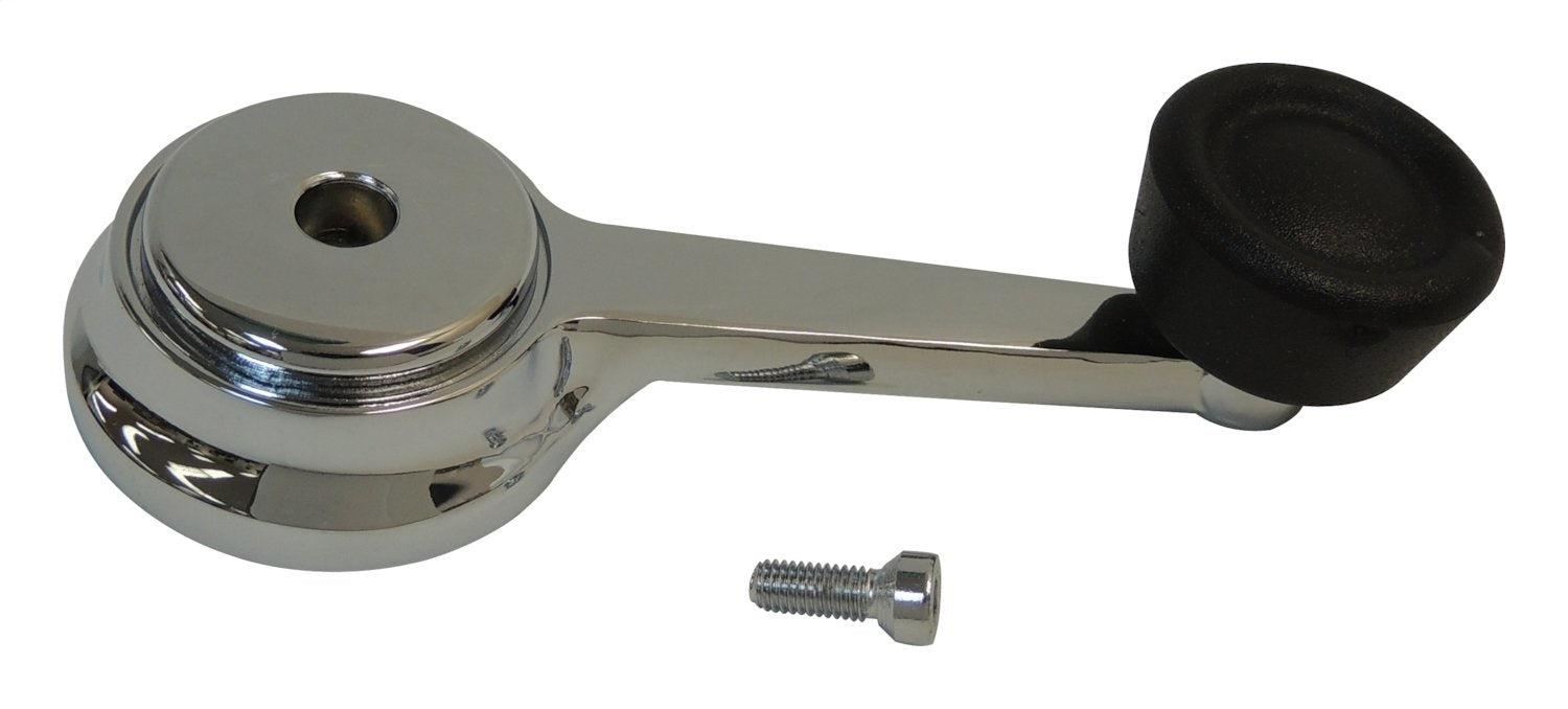 Crown Automotive Jeep Replacement J3678907 Window Crank Handle; Chrome; w/o Door Speakers; - Truck Part Superstore