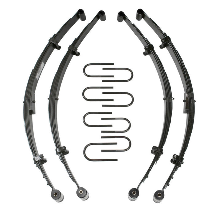 Skyjacker J40K Lift Kit 3.5-4 Inch Lift Includes Front/Rear Leaf Springs Front/Rear Bushing Kits Front/Rear U Bolt Kits 76-83 Jeep CJ5 76-86 Jeep CJ7 81-85 Jeep Scrambler Skyjacker - Truck Part Superstore