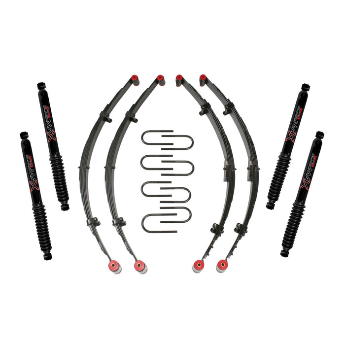 Skyjacker J41BKB 4in. KIT;76-86 CJ W/4 BLK MAX - Truck Part Superstore