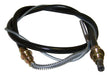 Crown Automotive Jeep Replacement J5355286 Parking Brake Cable; Front; 71.625 in. Long; - Truck Part Superstore