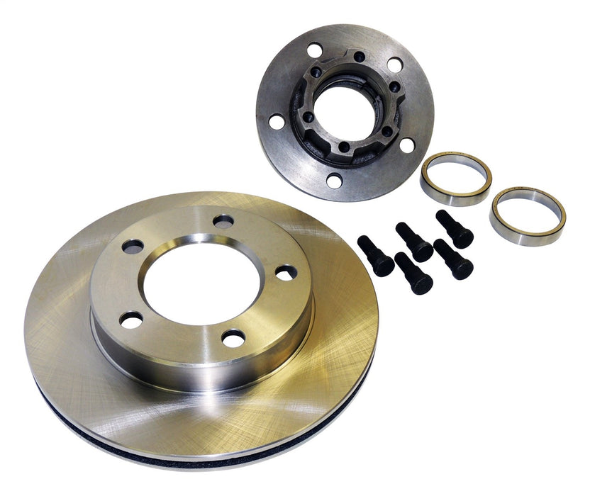 Crown Automotive Jeep Replacement J5358568 Hub And Rotor Assembly; Front; w/6 Bolt Flange Mount; 7/8 in. Thick Rotor; - Truck Part Superstore