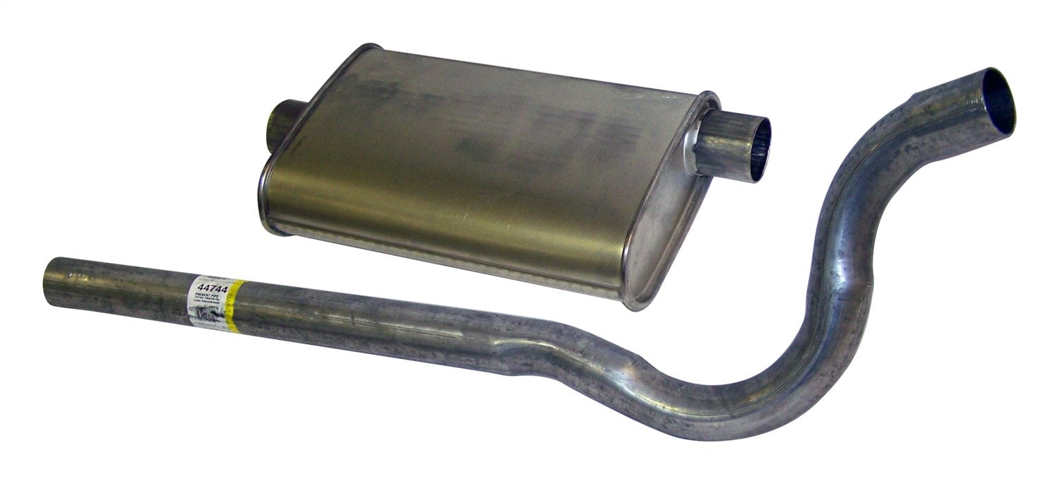 Crown Automotive Jeep Replacement J5362725 Exhaust Kit; Incl. Muffler And Tailpipe; - Truck Part Superstore