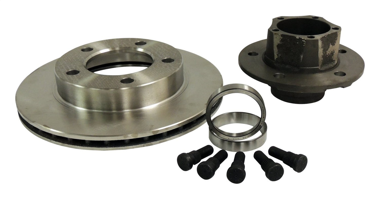 Crown Automotive Jeep Replacement J5363421 Hub And Rotor Assembly; Front; w/5 Bolt Flange Mount; 7/8 in. Thick Rotor; - Truck Part Superstore