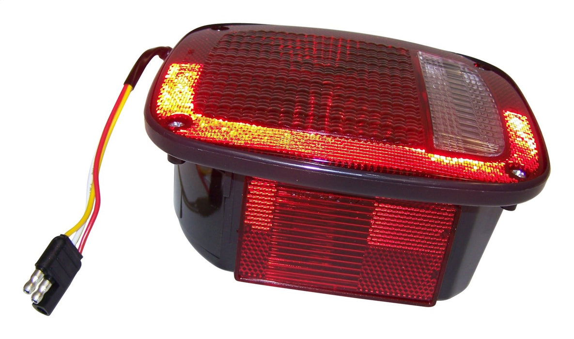 Crown Automotive Jeep Replacement J5758254 Tail Light Assembly; Right; Black; w/Side Marker; - Truck Part Superstore