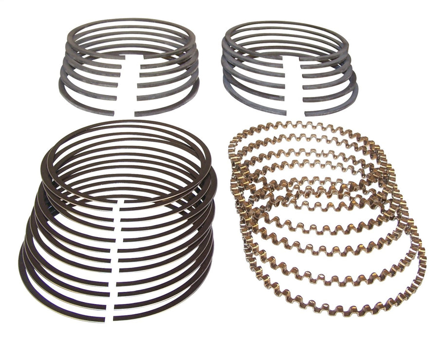 Crown Automotive Jeep Replacement J8121684 Engine Piston Ring Set; 0.010 in. Oversize; Set Of 6; - Truck Part Superstore