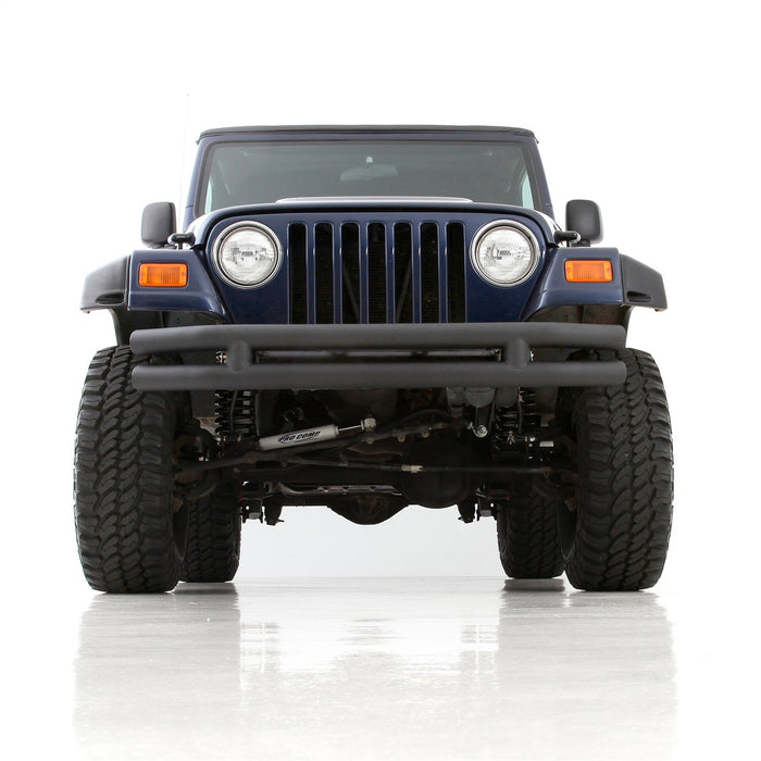 Smittybilt JB44-FNT Tubular Bumper Front 76-06 Wrangler CJ/YJ/TJ/LJ W/O Hoop Black Textured Smittybilt - Truck Part Superstore
