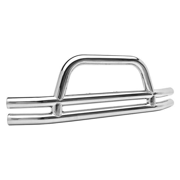 Smittybilt JB44-FS Tubular Bumper Front 76-06 Wrangler YJ/TJ/LJ/CJ W/ Hoop Stainless Steel Smittybilt - Truck Part Superstore