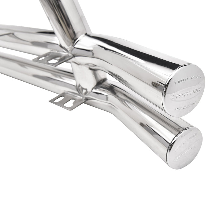 Smittybilt JB44-FS Tubular Bumper Front 76-06 Wrangler YJ/TJ/LJ/CJ W/ Hoop Stainless Steel Smittybilt - Truck Part Superstore