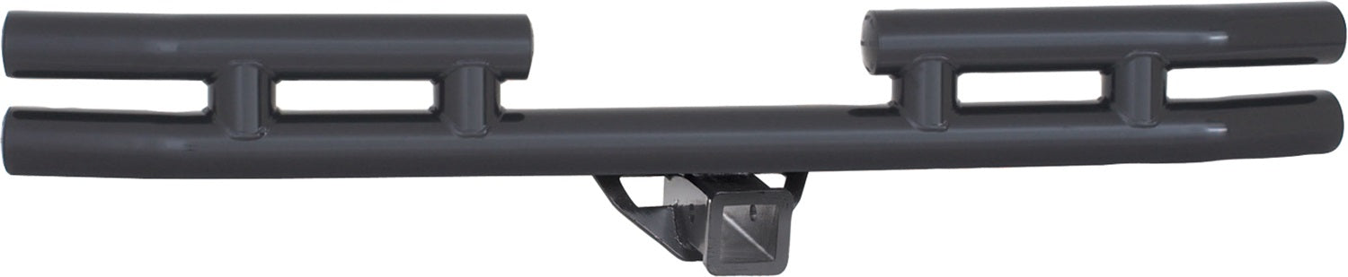 Smittybilt JB44-RH Tubular Bumper Rear W/Hitch 87-06 Wrangler YJ/TJ/LJ Gloss Black Smittybilt - Truck Part Superstore