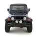 Smittybilt JB48-F Tubular Bumper Front 07-18 Wrangler JK W/ Hoop Gloss Black Smittybilt - Truck Part Superstore