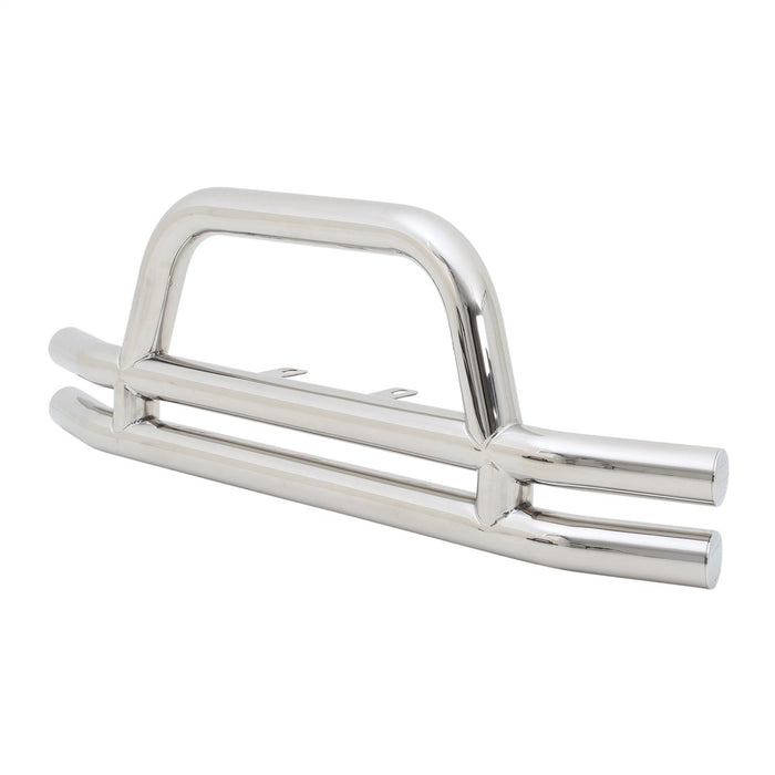 Smittybilt JB48-FS Tubular Bumper Front 07-18 Wrangler JK W/ Hoop Stainless Steel Smittybilt - Truck Part Superstore