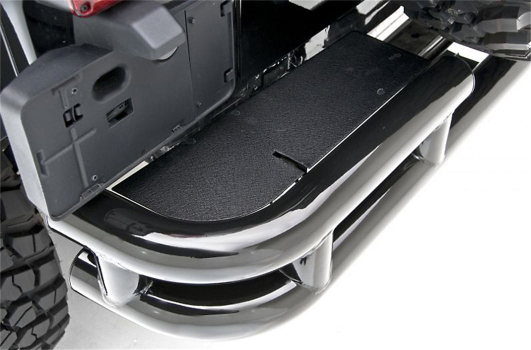Smittybilt JB48CRT Frame Cover Rear 07-18 Wrangler JK Black Textured Smittybilt - Truck Part Superstore