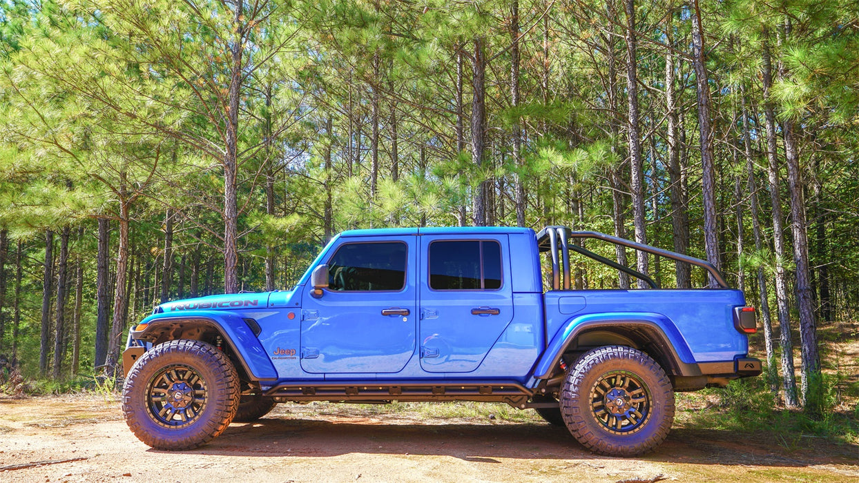 Fab Fours JTSR20-1 Sport Rack; 2.5 in.; Steel Tubing; Powder Coat; - Truck Part Superstore
