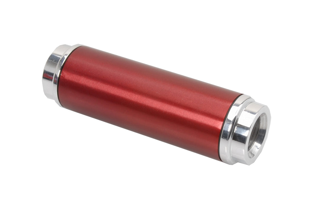 Jet Performance 34170RD Fuel Filter; Assembly; w/100 Micron Stainless Steel Filter; Red; - Truck Part Superstore