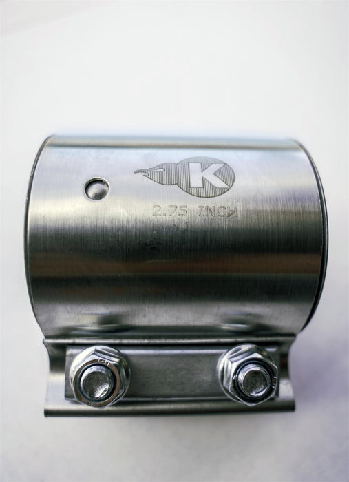 Kooks Custom Headers JI-K61006 2-3/4in. Stainless Steel 2-Bolt Band Clamp for Butt Joint Connections. - Truck Part Superstore