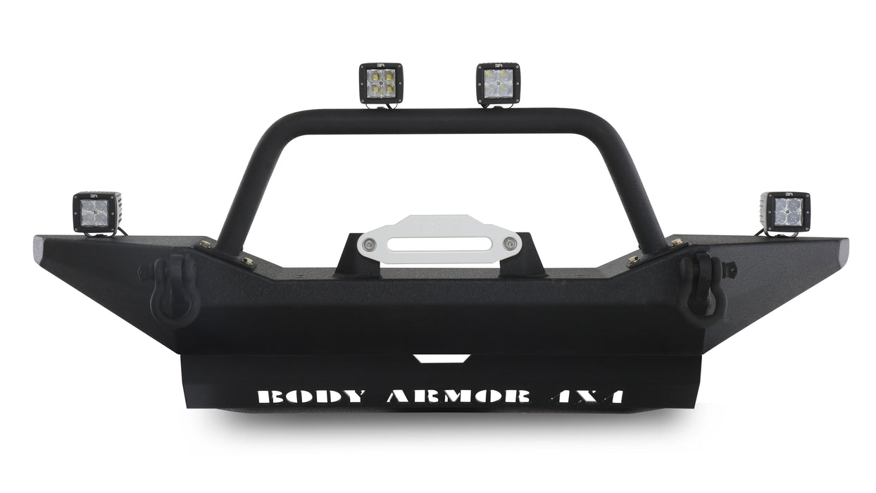 Body Armor 4x4 JK-19531 Front Bumper For Jeep JK Sheet Metal Design - Truck Part Superstore