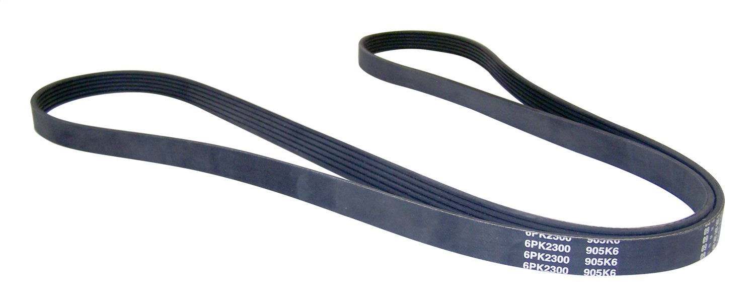 Crown Automotive Jeep Replacement JK060905 Serpentine Belt; 90.5 in. Length; 6 Rib; - Truck Part Superstore