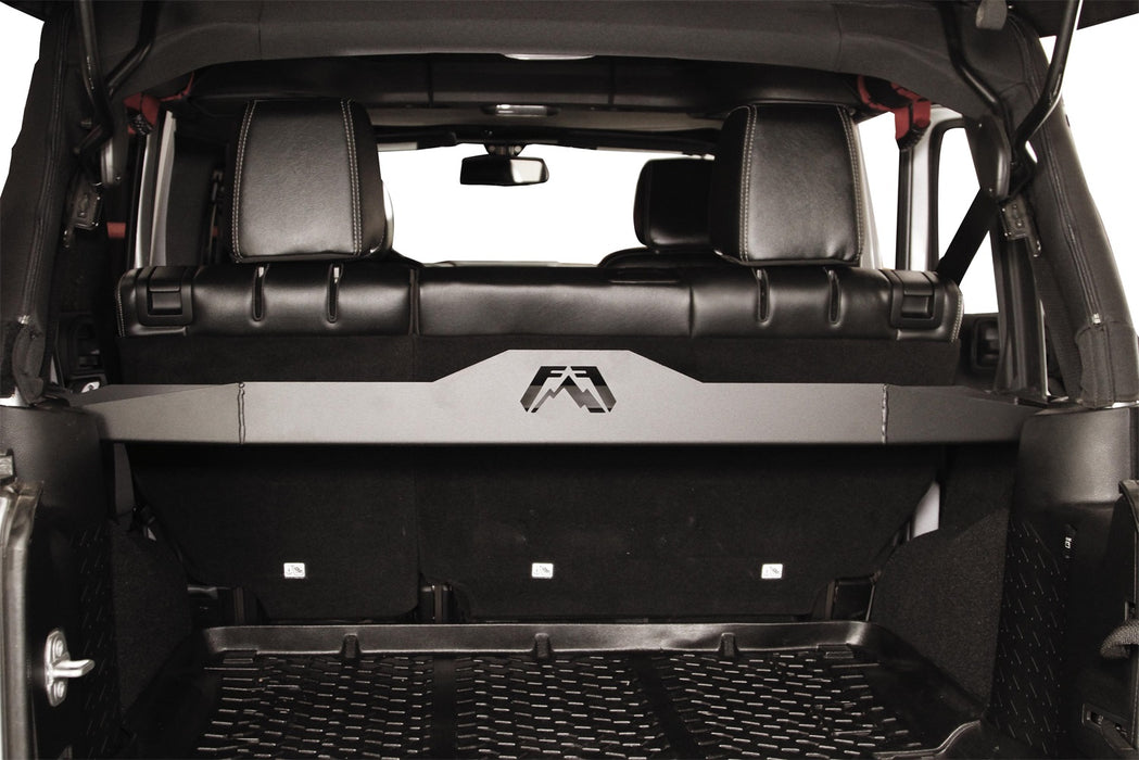 Fab Fours JK07-2060-1 Cargo Divider; 2 Stage Black Powder Coated; - Truck Part Superstore