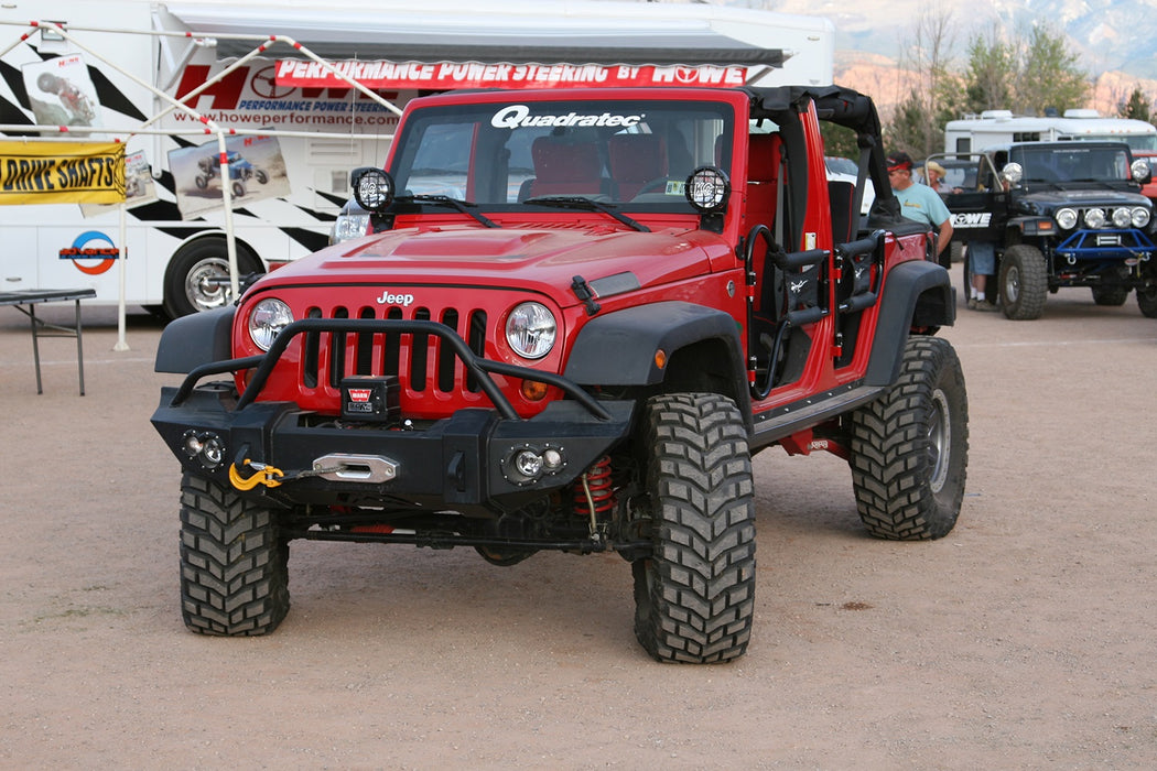 Fab Fours JK07-B1850-B Lifestyle Winch Front Bumper - Truck Part Superstore