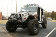 Fab Fours JK07-B1854-1 Hardcore Stubby Winch Front Bumper - Truck Part Superstore